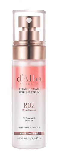 dAlba Restoring spray serum for hair with the aroma of freesia Professional Repairing Hair Perfume Serum